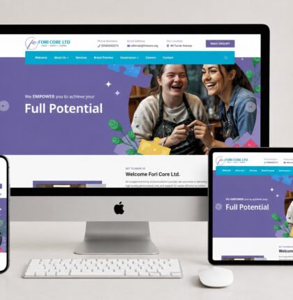 FORI CORE LTD WEBSITE DESIGN